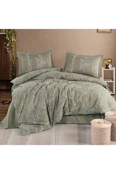 Ethab Ticaret Ranforce Snow Suit Double Person Vinya V1 Green