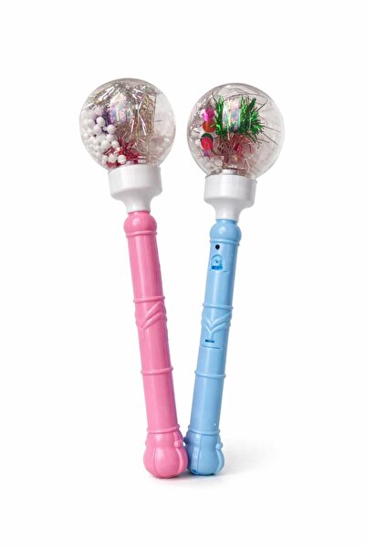 NURDAY Işıklı Oyuncak Değnek Renkli Toplu Işıklı Sihirli Değnek Çocuk Parti O...