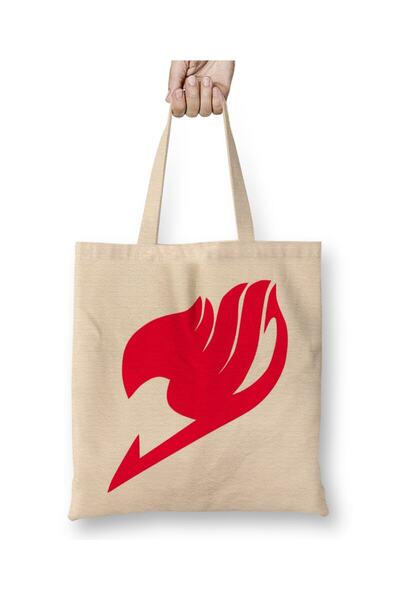 Toyaso Fairy Tail Natsu Lucy Gray Erza Geantă de pânză albă cu mâner lung Gea...