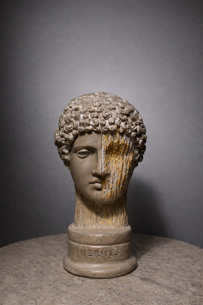 Voova El Yapımı Dekoratif Antik Yunan Heykeli Sanatsal Büst