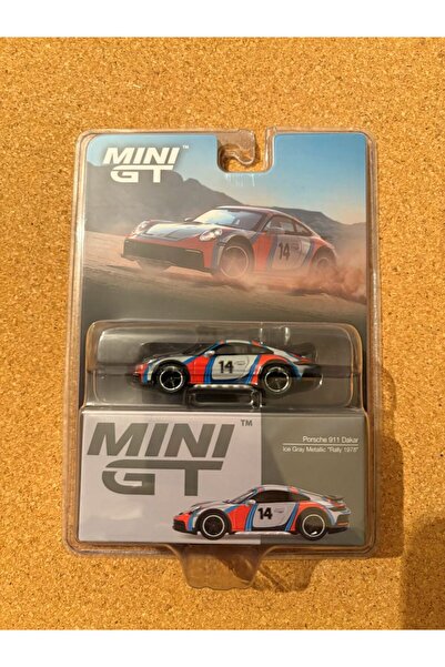 mini gt Porsche 911 Dakar Ice Gray Metallic