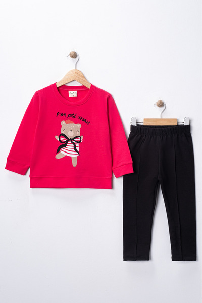 BABY SPORT Set pentru fete din bumbac, cu două șnururi, pentru vârstele 2-5 ani