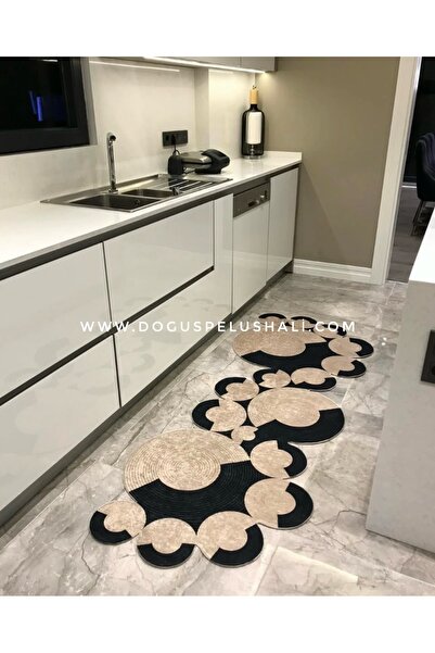 Doğuş Peluş Halı Doğuş Asimetrik Kesim S Model Dijital Baskılı Halı