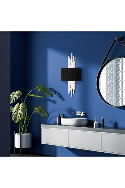 AmberLED إضاءة حديثة من الكروم مكونة من قطعتين مع غطاء عاكس الضوء لغرفة المعي...