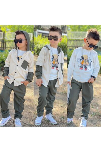 zavera for kids Set material reiat piese din catifea pentru băieți - cu glugă...