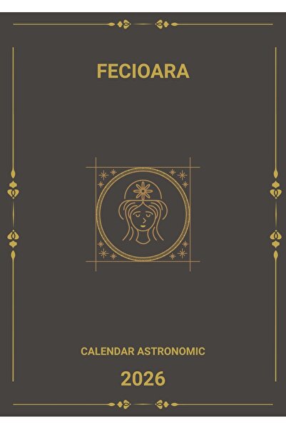 PRİNT Calendar 2026 Astrologic Fecioara