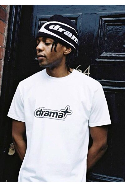 CLASSY.MODA Unisex Crew Neck Drama+ Printed Casual Streetwear T-Shirt