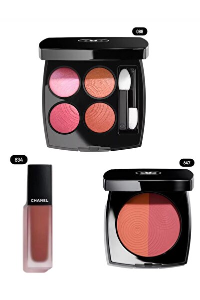 Chanel Chanel Set… * 4-color eyeshadow palette, shade 088 * 2-color blush, sh...