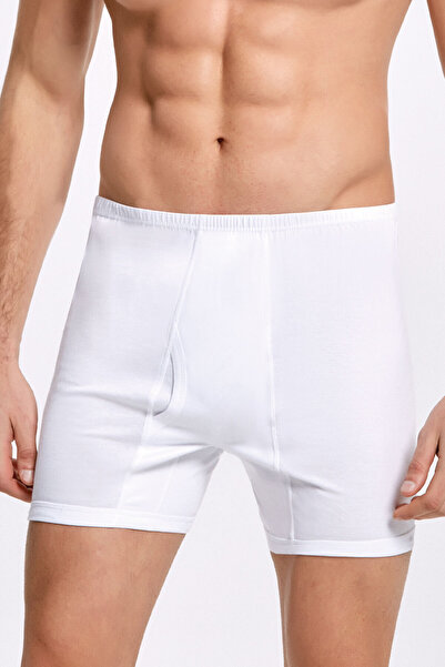 İlke Men'S, 100% Cotton, White, 6-Piece Long Underwear