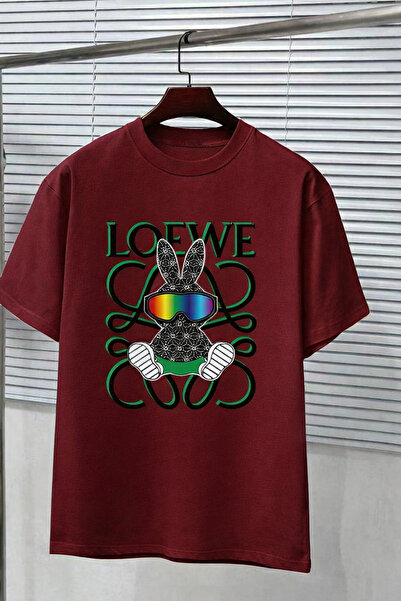 CLASSY.MODA Unisex Crew Neck Front Printed Oversized Streetwear T-Shirt