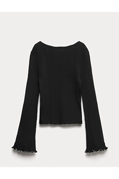 Marks & Spencer Pamuk Karışımlı Triko Üst