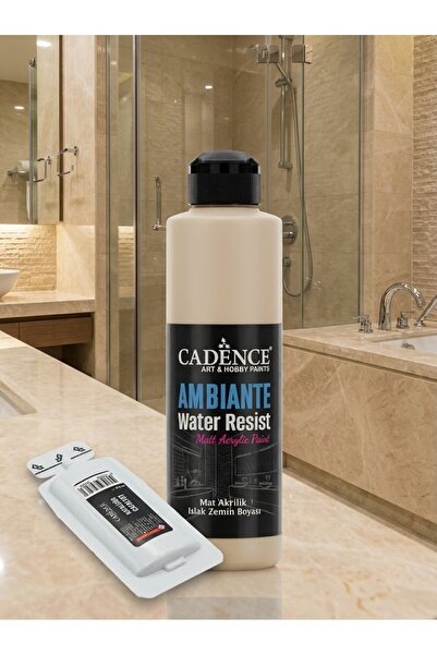 Cadence Ambiante Fayans Tezgah Boyası AW-05 Fildişi Sahili 250 ml Islak Zemin...