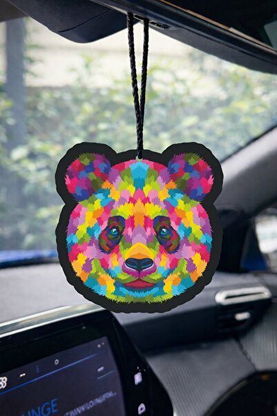 PROMOSYONİK Panda Tasarımlı Dekoratif Araba Oto Kokusu Ve Aksesuarı