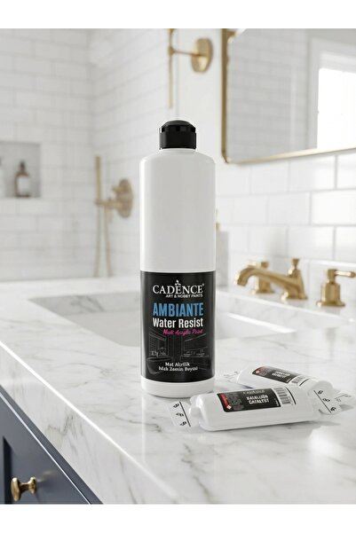 Cadence Ambiante Fayans Tezgah Boyası AW-03 Eskimiş Beyaz 500 ml Islak Zemin ...