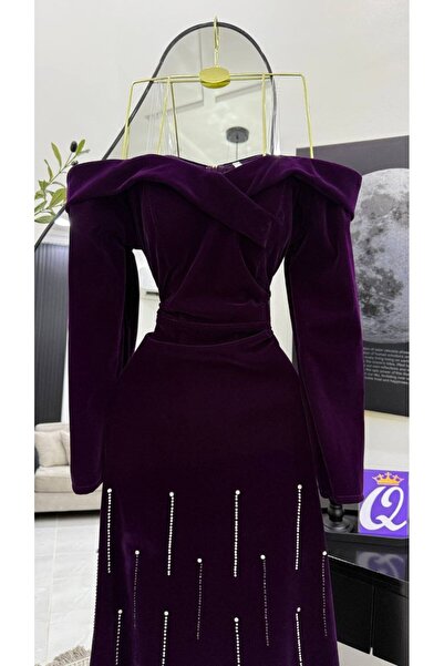 Special-DIARA Velvet evening dress