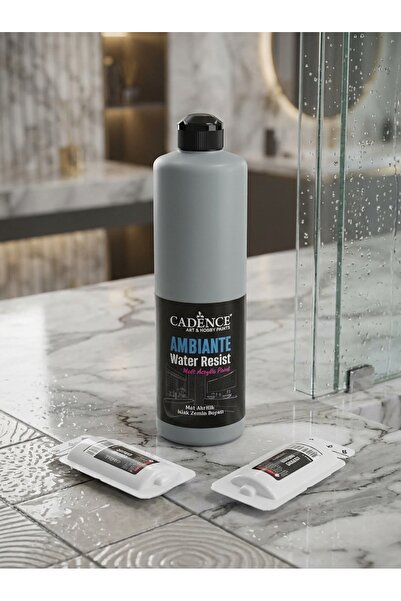 Cadence Ambiante Fayans Tezgah Boyası AW-12 Küf Yeşili 500 ml Islak Zemin Suy...