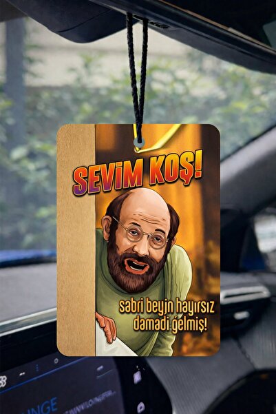 PROMOSYONİK Sevim Koş Tasarımlı Dekoratif Araba Oto Kokusu Ve Aksesuarı