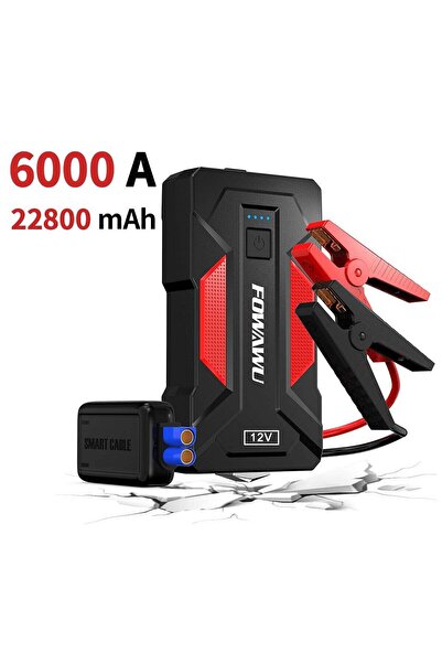 FOWAWU 6000A Car Jump Starter, Jump Starter, 22800mAh Car Battery Jump Starte...