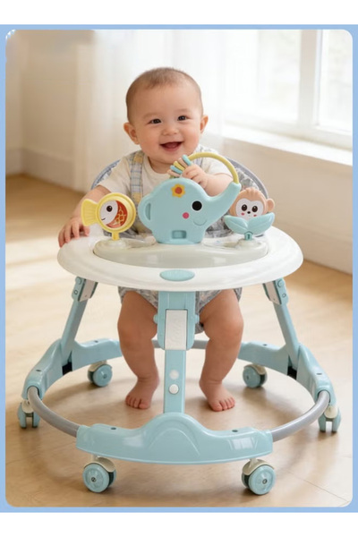 Generic Baby walker can be folded, multifunctional push walker, O-leg prevent...