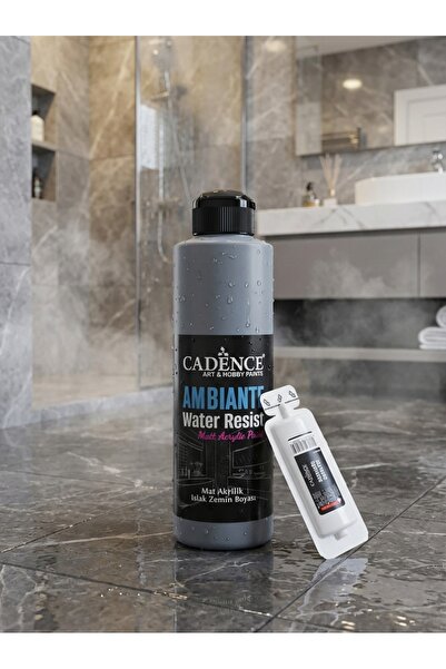 Cadence Ambiante Fayans Tezgah Boyası AW-20 Koyu Arduvaz Gri 250 ml Islak Zem...