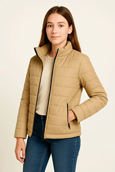 LUMİART Girl's Puffer Coat Lightweight and Warm Winter Zippered Water-Repelle...