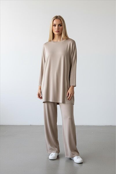 IŞILDA FASHION Modal Fabric Casual Tunic Set