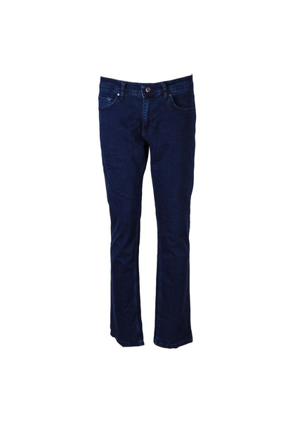 trender Regular Fit Navy Blue Men's Jean Trousers 26Ym57000003