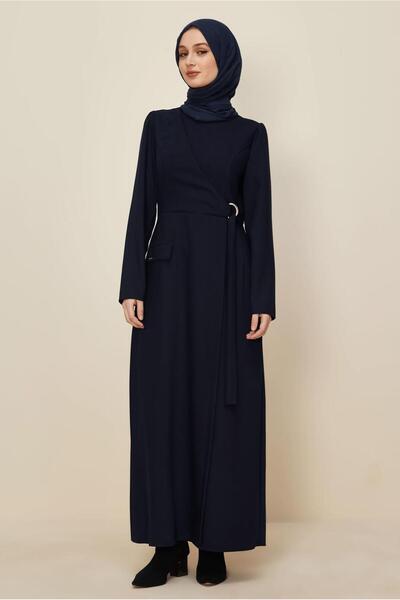 Alvina Crew Neck Belted Dress 46016