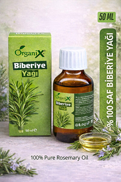 Organix Biberiye Yağı %100 Saf – Saç Dökülmesine Karşı ve Uzatıcı Bakım Yağı ...