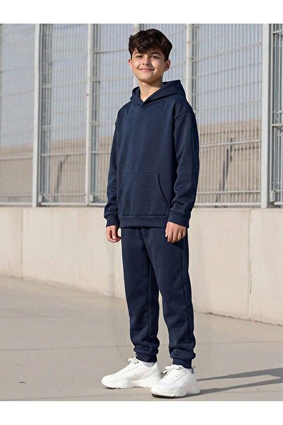 DAXİS Sportwear Company Set trening cu glugă pentru copii, set bluză și panta...
