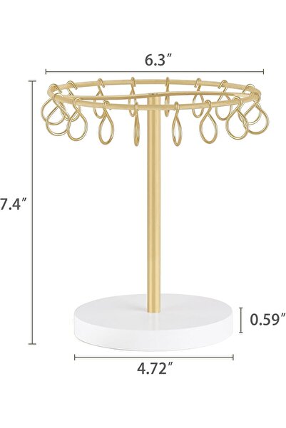 Arabest Metal Claw Clip Organizer ,Holder Stand Storage Display Hair Accessor...