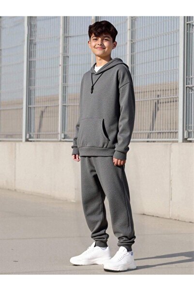 DAXİS Sportwear Company Set trening cu glugă pentru copii, set bluză și panta...
