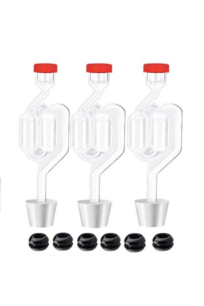 Arabest Twin Bubble Airlocks Set, Airlocks for Fermenting,Air Lock Ferment fo...