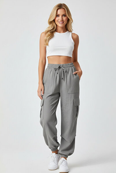 İntive Lingerie Women's Puntuated Cargo Pants