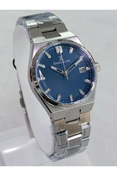 Daniel Klein çelik kordonlu, metalik, takvimli, su geçirmez, kadın kol saati