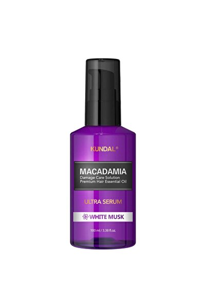 Kundal Macadamia Ultra Serum White Musk Hair Essential Oil | Smooth & Shine Care