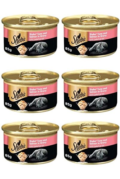 SHEBA Tuna and Salmon in Gravy 6 Pieces 85g