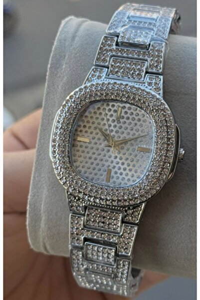 LÜMEN BUJİTERİ Kadın Taşlı Çelik Kadın Kol Saati