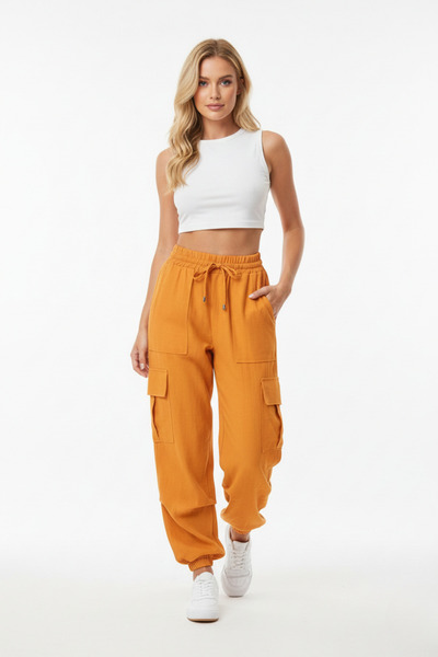 İntive Lingerie Women's Puntuated Cargo Pants