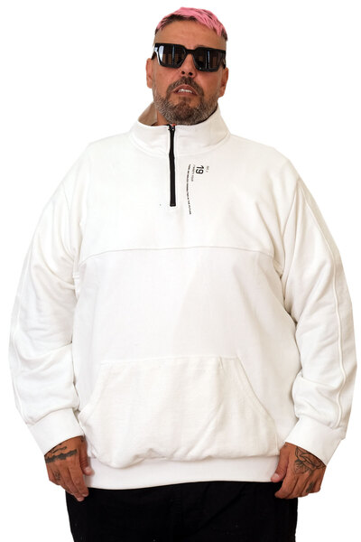 ModeXL Mode XL Men's Sweatshirt Mock Neck 1994 U25818