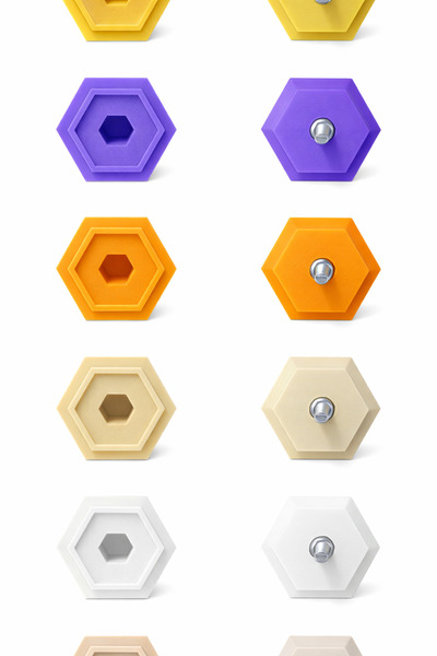MurayTekno Hexagonal Design Modern Furniture Handle |   Cabinet & Drawer Handle |   Set of 4
