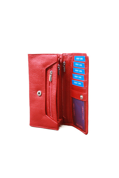 ZENİTH LEATHER Zenith Hakiki Deri kırmızı Cüzdan – Kapaklı, Şık ve Dayanıklı ...