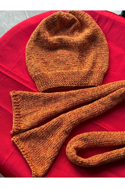 Sfenks. Hand Knitted Scarf Beanie Set