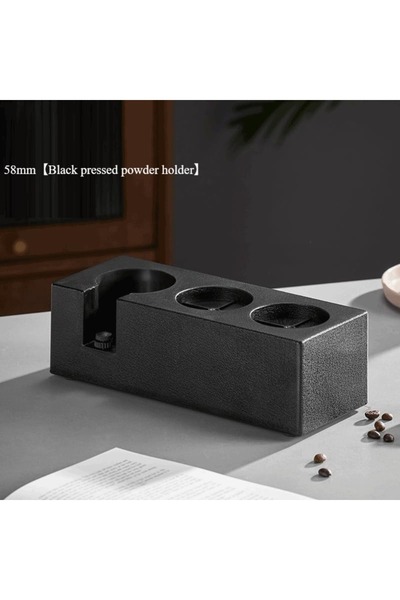 Choice1 58 mm black 3-in-1 Espresso Tamper Station,tamper and Dispenser, Coff...