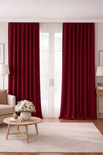 SHY TEKSTİL Perdele de fundal de lux, clasa I, Elegance Bodo Blackout, cu pla...