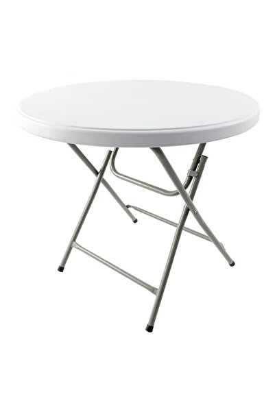 Cady One small round white table