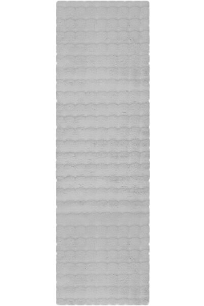 Cool Halı Bubble Gümüş Suni Kürk Makinede Yıkanabilir Kabartmalı Yumoş Peluş ...