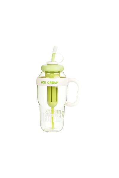 YILBAŞI SÜSÜ Pipetli Matara Suluk - Ice Cream Bigmug - 1300 ml