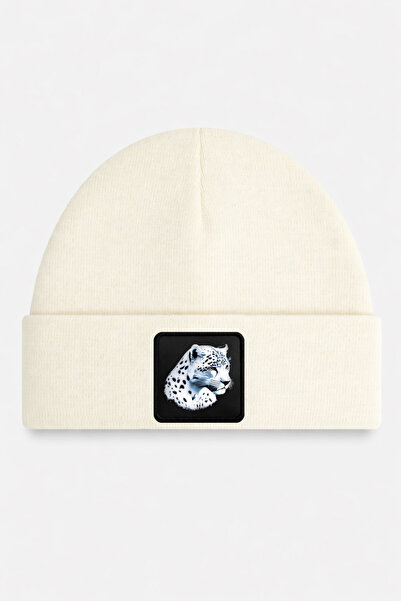 BlackBörk Bejka kapa Off White sa logotipom pantere