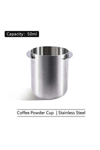 Choice1 Silver 58mm Dosing Cup Sniffing 304 Stainless Steel Coffee Dosing Cup...